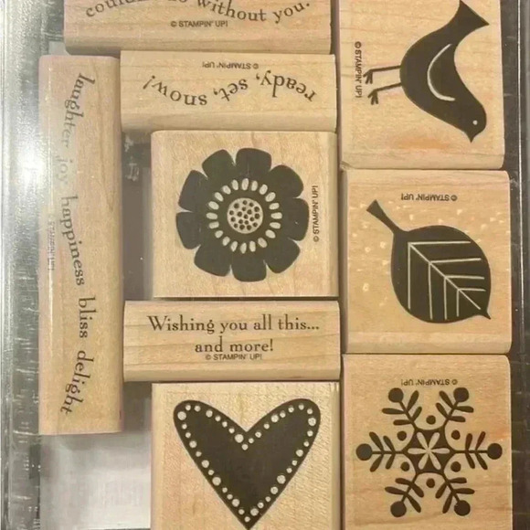 Stampin Up Best Wishes & More Stamp Set - Picture 1 of 2